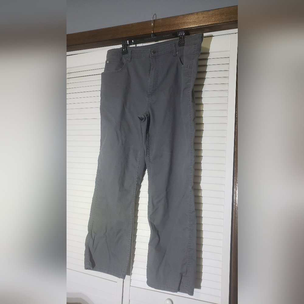 Megellan Outdoors Stain Release Mens Gray Pants 40x30
